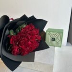 باقة الورد الاحمر مع الباتشي