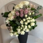 مزهرية ازهار السعاده اللطيفه