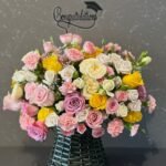 مزهرية التخرج الخزفيه