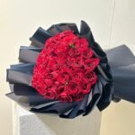 باقة الجوري الأحمر