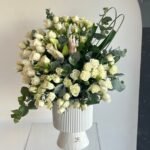 مزهرية اوليفا فلاورز وايت