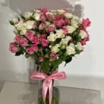 مزهرية الورده الفاتنه الانيقه