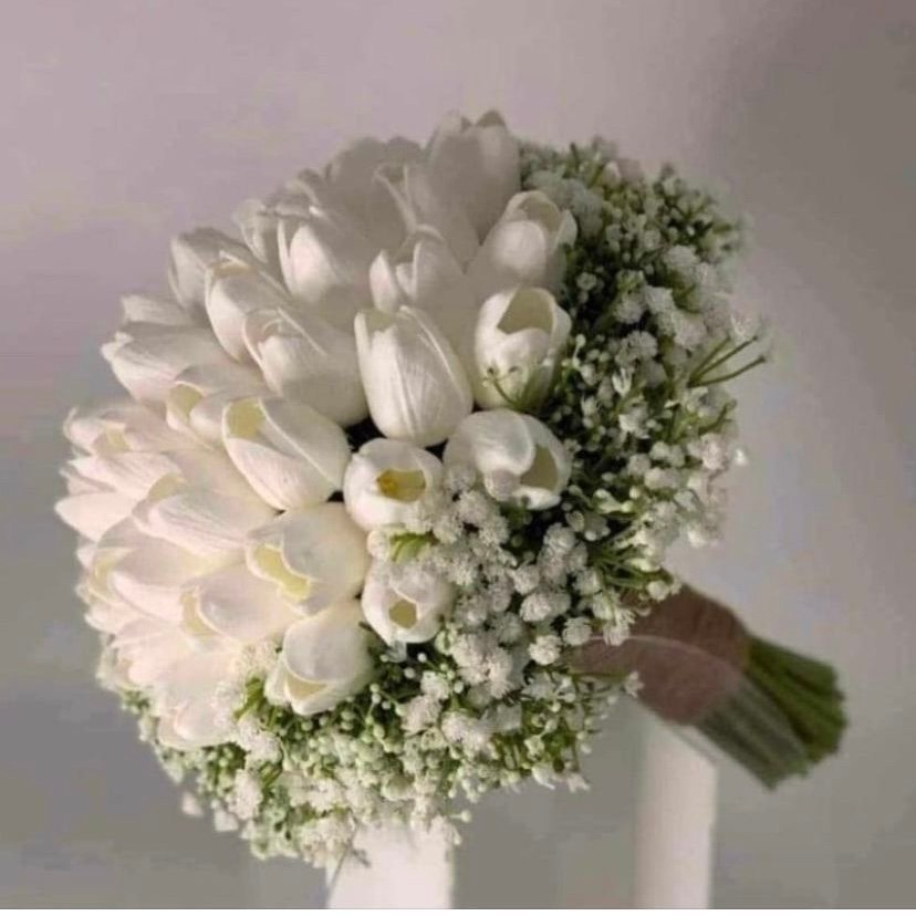 IMG_2700-1.jpeg مسكة عروسة ورد التوليب والجبسو فيلا - الصورة 1