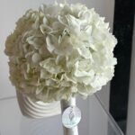 مسكة عروسه من ورد الهايدرنجا