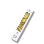 شموع مموج ذهبي