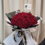 باقة الجوري الاحمر