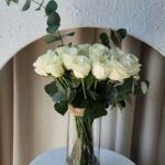 مزهرية الوردة البيضاء 2